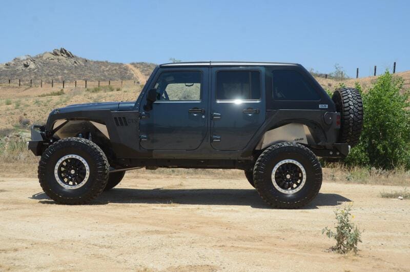 DV8 Offroad 07-18 Jeep Wrangler JK 2 Piece Fast Back Hard Top 4 Door - Black (DS Only) thumbnail 4