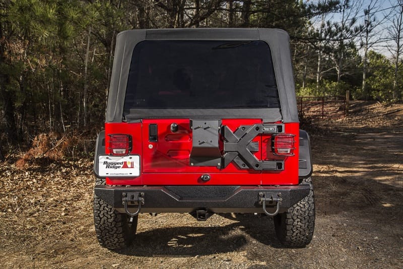 Rugged Ridge Spartacus HD Tire Carrier Whl Mount 87-06 YJ/TJ thumbnail 3