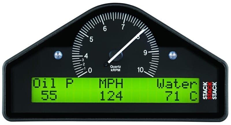 AutoMeter Stack Multi-Function Dash Display Logger (MFD) 0-8K RPM - Black thumbnail 2