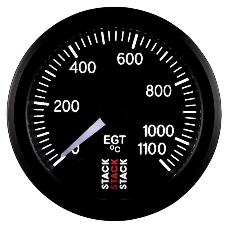 Autometer Stack 52mm 0-1100 Deg C Pro Stepper Motor Exhaust Gas Temp Gauge - Black thumbnail 4
