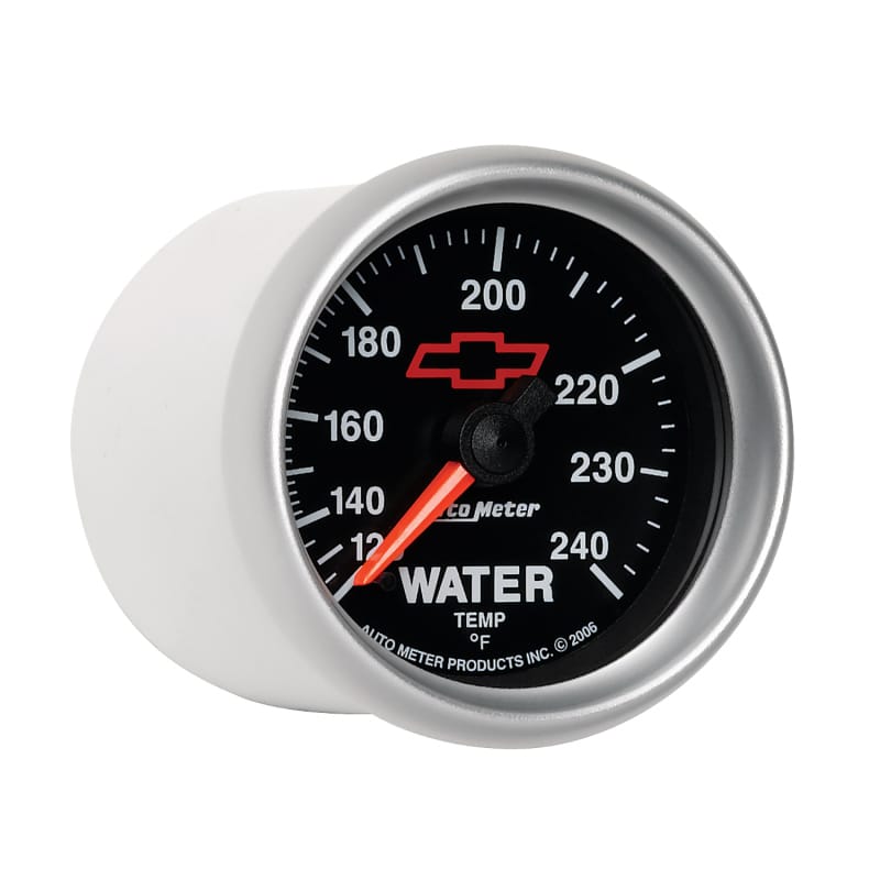 Autometer Sport-Comp II 2-1/16in 120-240 Deg Mechanical Water Temp Gauge - Bowtie Black thumbnail 7