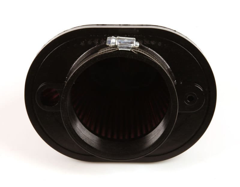 K&N Universal Chrome Filter-Oval Tapered 4in Flg ID x 5.375in Base O/S W x 3.313in Top O/S W thumbnail 2