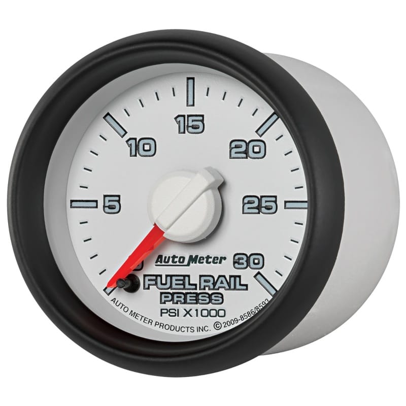 Autometer Factory Match 52.4mm Full Sweep Electric 0-30,000 PSI Diesel Fuel Rail Pressure thumbnail 2