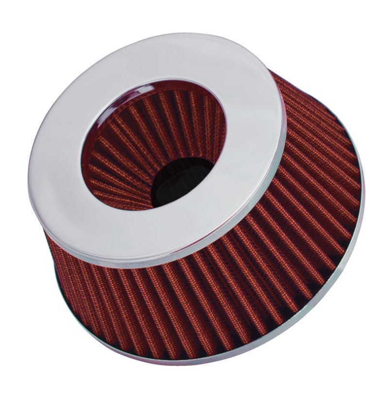 Spectre Adjustable Conical Air Filter 2-1/2in. Tall (Fits 3in. / 3-1/2in. / 4in. Tubes) - Red thumbnail 4