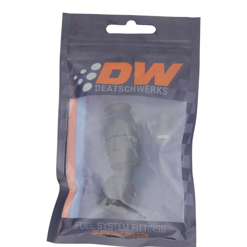 DeatschWerks 6 AN Female Flare Swivel 30-Degree Hose End PTFE - Anodized Matte Black thumbnail 2
