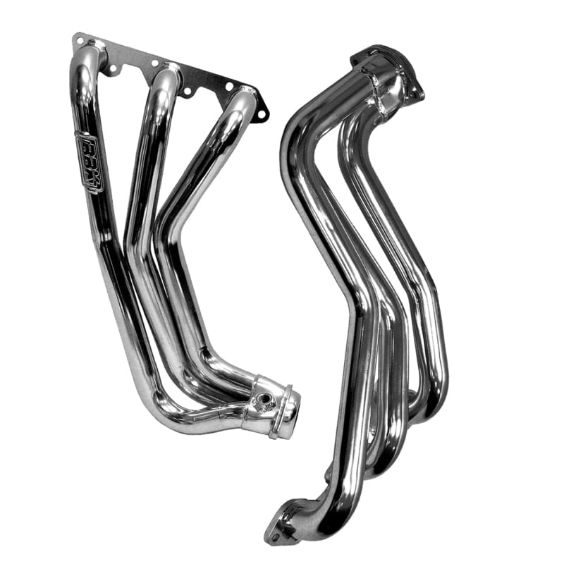BBK 07-11 Jeep 3.8 V6 Long Tube Exhaust Headers And Y Pipe And Converters - 1-5/8 Ti Ceramic thumbnail 4
