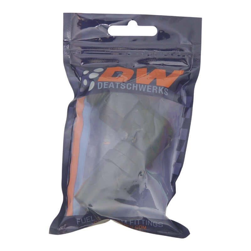 DeatschWerks 10AN ORB Female Swivel 90-Degree Hose End CPE - Anodized Matte Black thumbnail 2