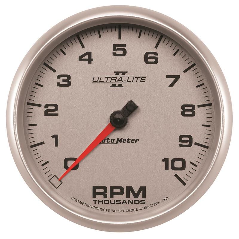 Autometer Ultra-Lite II 5 Inch 10000 RPM In-Dash Tachometer