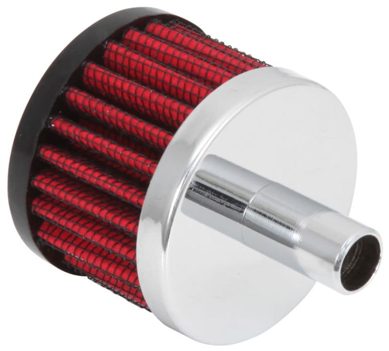 K&N Steel Base Crankcase Vent Filter .5in Vent OD x 2in OD x 1.5in Height thumbnail 2