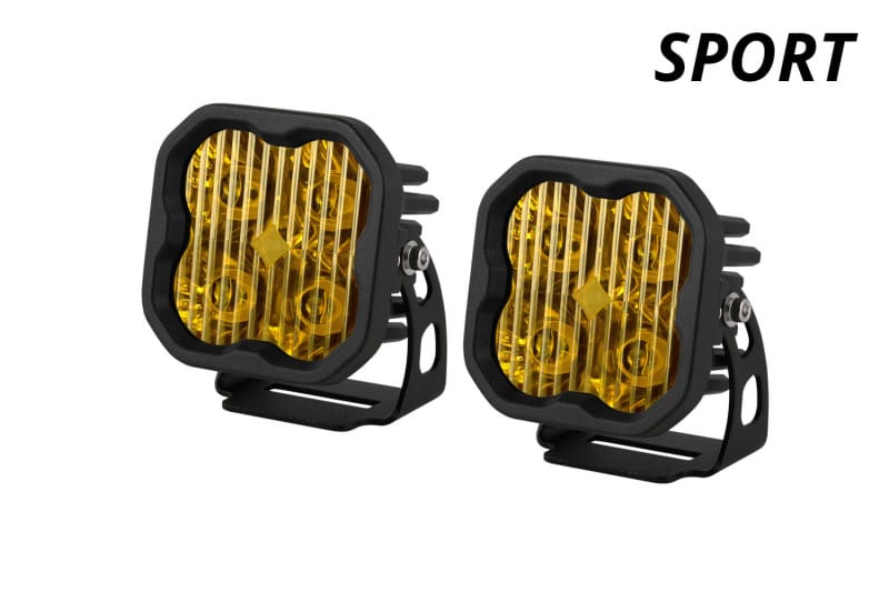Diode Dynamics SS3 Sport ABL - Yellow Flood Standard (Pair) thumbnail 2