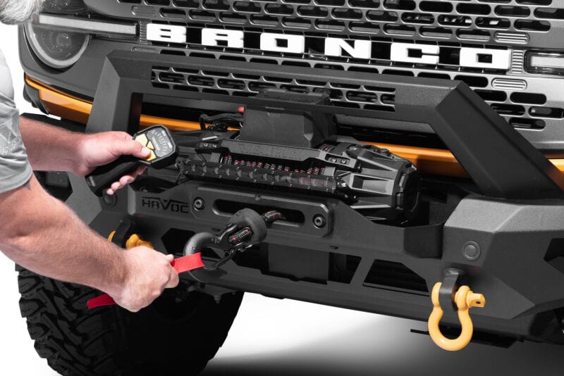 RealTruck Universal Traction Recovery 13K Winch - Black thumbnail 2
