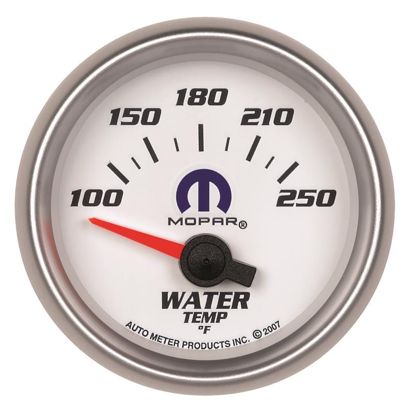 Autometer Mopar 52.4mm SSE 100-250 Degree F Water Temperature Gauge - 880030
