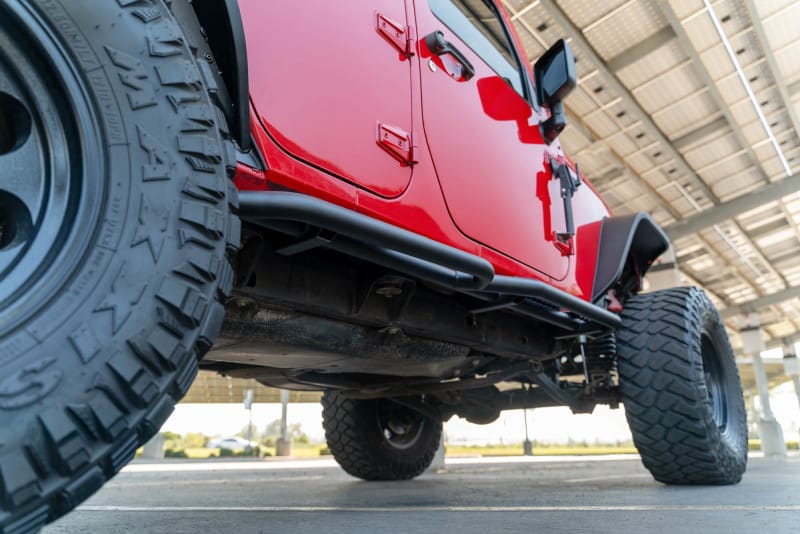 DV8 Offroad 07-18 Jeep Wrangler JK (4 Door Only) OE Plus Side Steps thumbnail 3