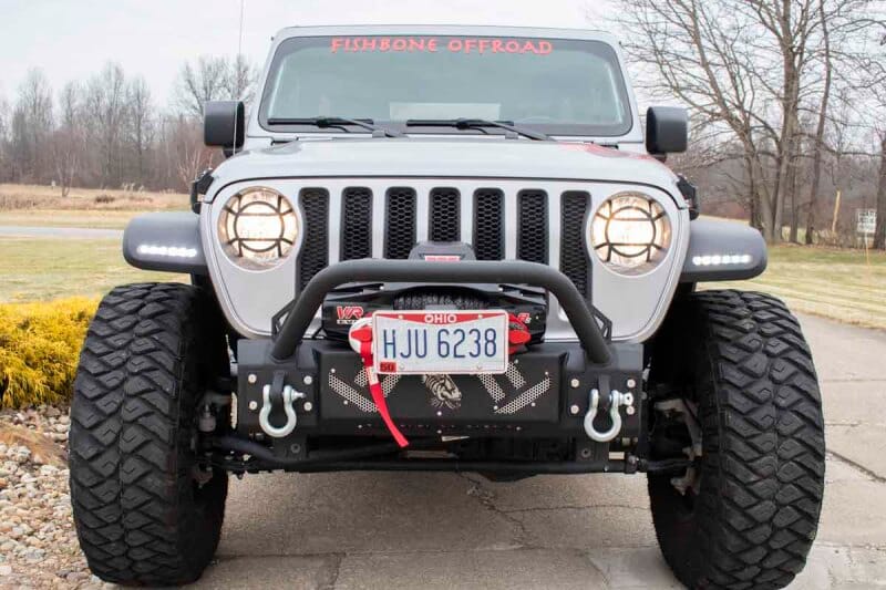 Fishbone Offroad 07-18 Jeep Wrangler JK Barracuda Bull Bar (use w/ FB22341) thumbnail 3