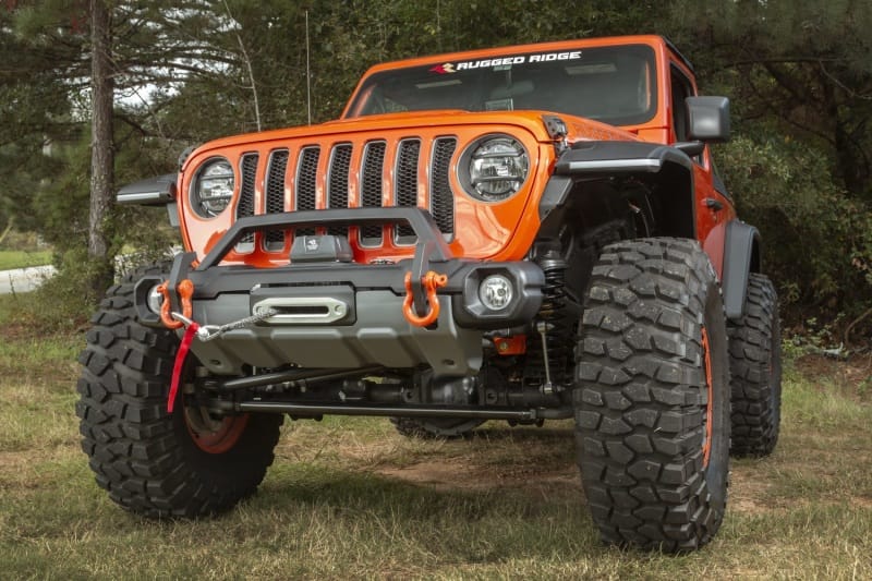 Rugged Ridge 18-21 Jeep Wrangler/Gladiator (JL/JT) Venator Modular Bumper - Black thumbnail 2