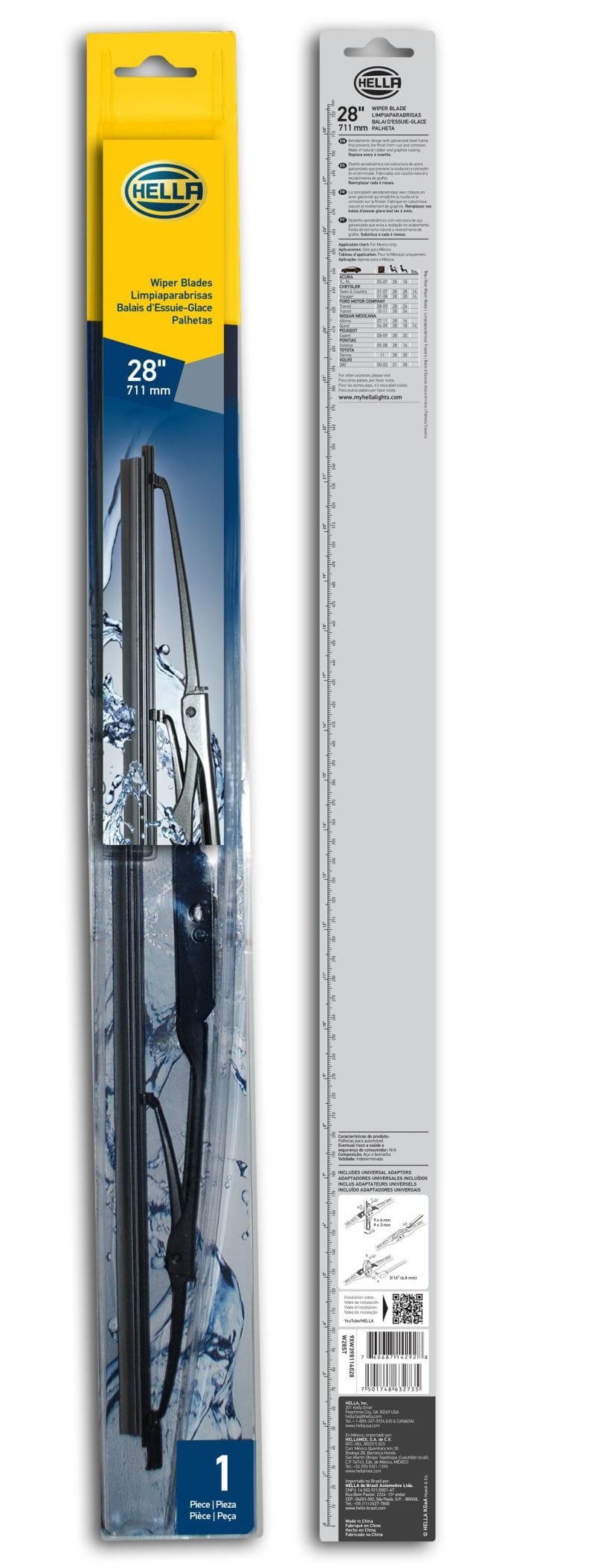 Hella Standard Wiper Blade 28in - Single thumbnail 3