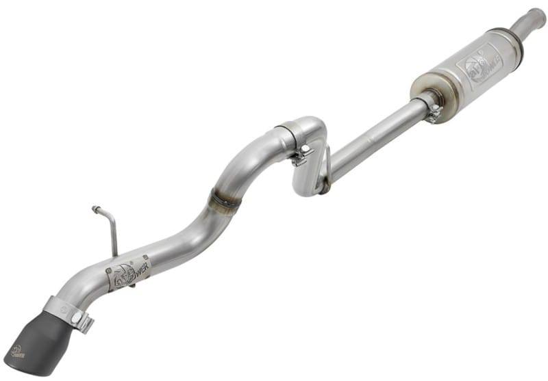 aFe MACH Force-Xp 2.5in 409SS Catback High-Tuck Exhaust 18-21 Jeep (JL) 3.6L 4-Door - Black Tip thumbnail 2
