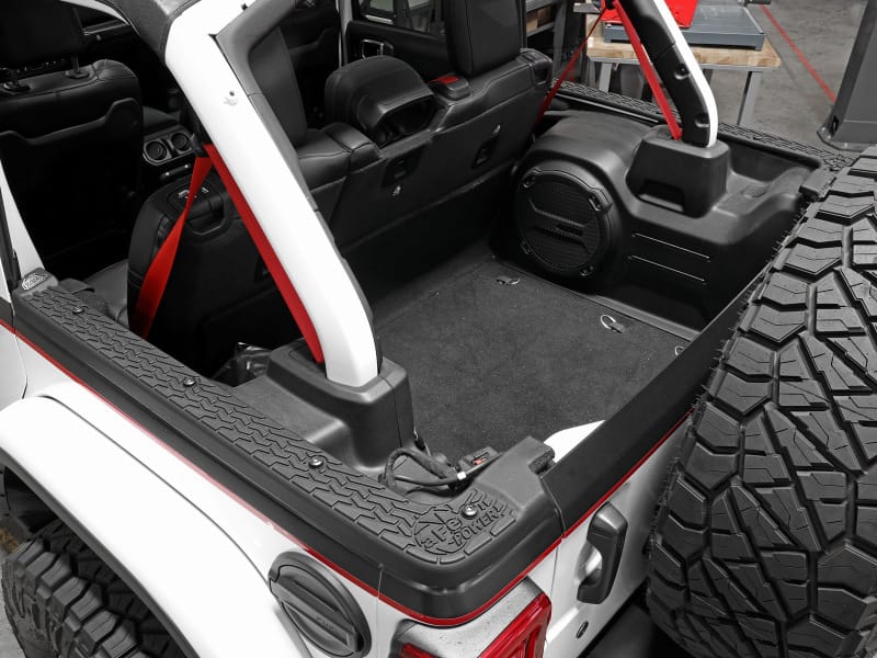 aFe 18-22 Jeep Wrangler JL (4-Door Models w/ 3-Piece Hard-Top Only) Terra Guard Tub Rail Covers thumbnail 4