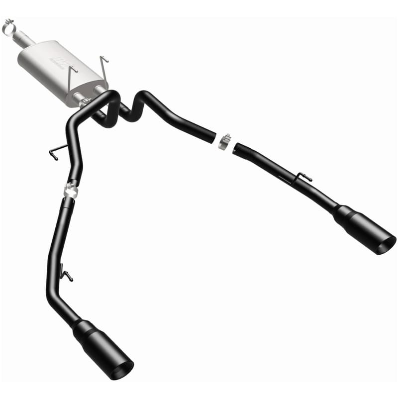 Magnaflow 09-15 Dodge Ram 1500 V8 Dual Spilt Rear Exit Black Stainless C/B Perf Exhaust thumbnail 3