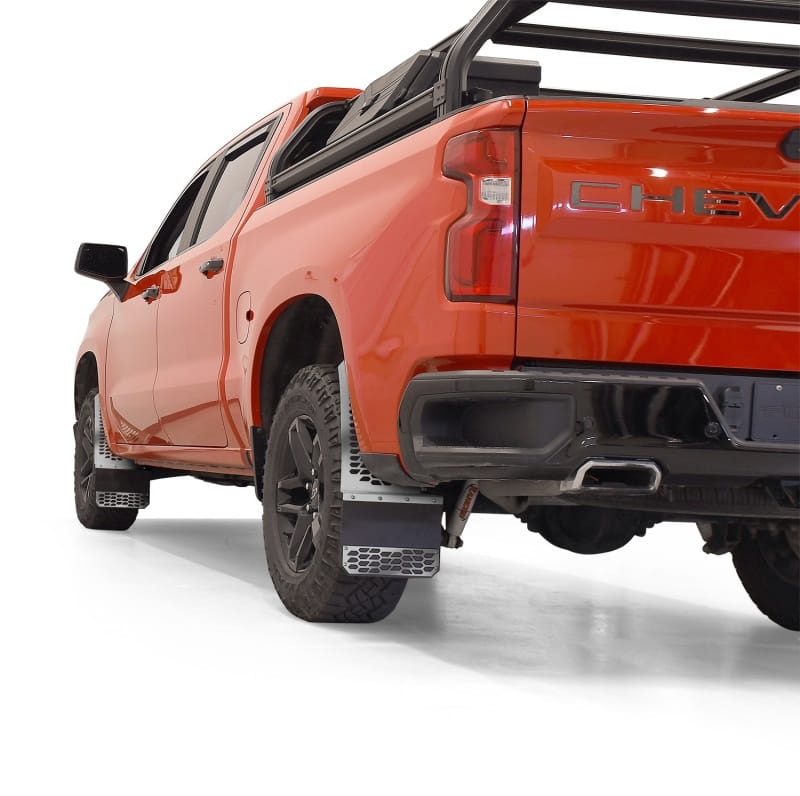 Putco 14-20 Chevrolet Silverado LD / GMC Sierra LD - Set of 2 Mud Skins - Polished SS w/ Hex Shield thumbnail 4