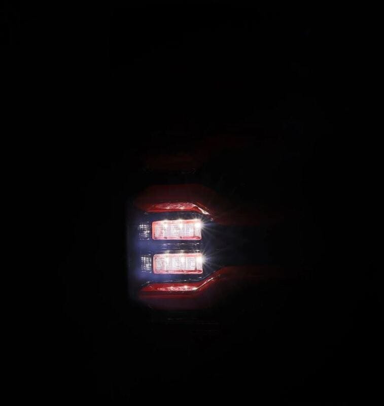 AlphaRex 09-18 Dodge RAM LUXX-Series LED Taillights Black Red w/Actv Light & SS thumbnail 5