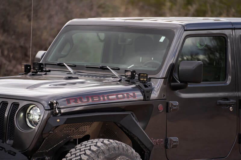 DV8 Offroad 18-22 Jeep Gladiator JT Cowl Light Bar Bracket thumbnail 11