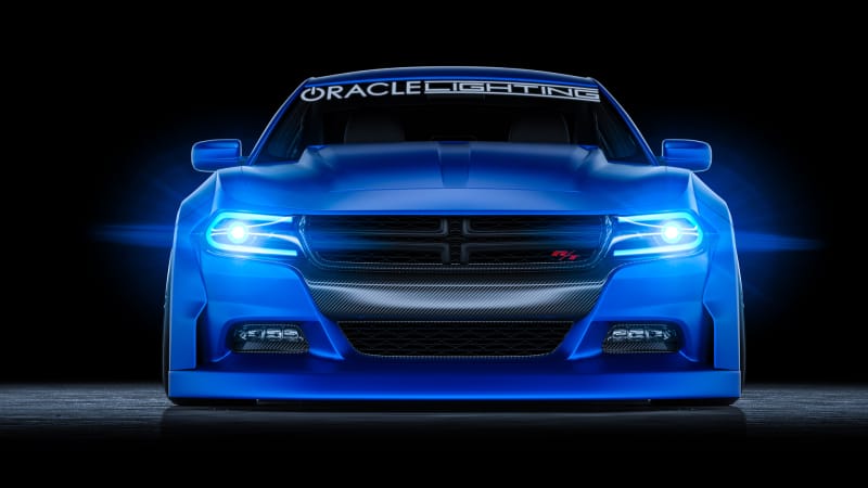 Oracle 15-21 Dodge Charger RGB+W DRL Headlight DRL Upgrade Kit - ColorSHIFT thumbnail 3