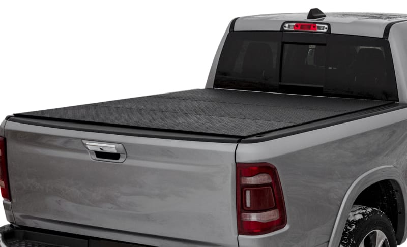 Access 02-18 Ram 1500/03-18 Ram 2500/3500 6ft 4in Bed LOMAX Tri-Fold Cover - Urethane Diamond Plate