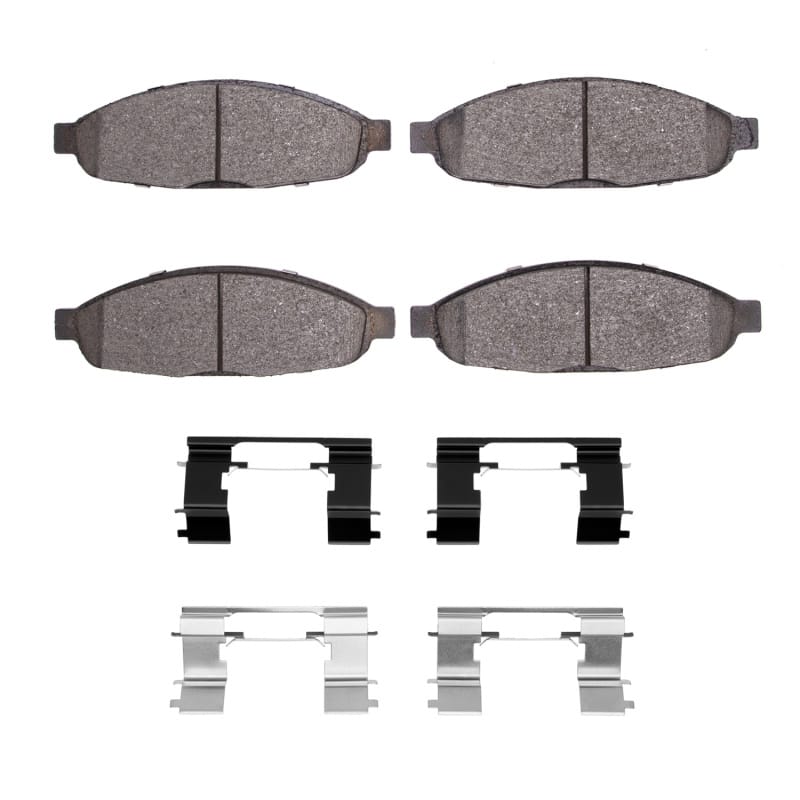 R1 04-08 Chrysler Pacifica Front Semi Met Pads & Hardware Kit