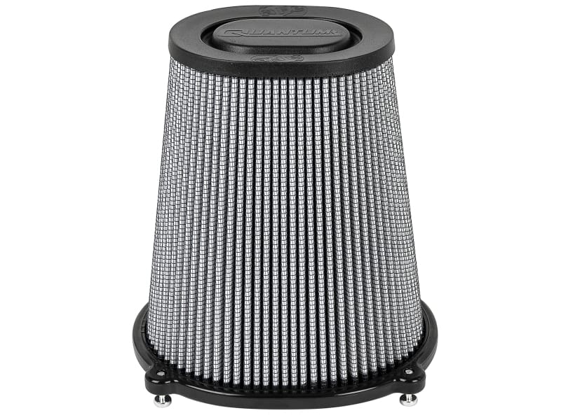 aFe QUANTUM Intake Rplcmnt Air Filter (5-1/2x4-1/4)IN F x(8-1/2x7-1/4)IN B x(5-3/4x4-1/2)IN T x9IN H