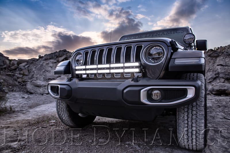 Diode Dynamics 18-21 Jeep JL Wrangler/Gladiator SS30 Bumper Bracket Kit - White Driving Dual thumbnail 4
