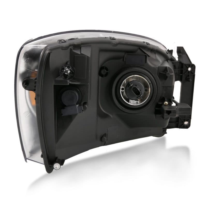 ANZO 2006-2009 Dodge Ram 1500 Crystal Headlight  Black Amber thumbnail 2