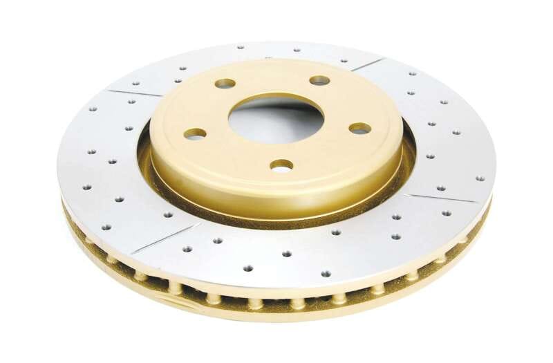 DBA 06-10 Jeep Commander Front Drilled & Slotted Street Series Rotor