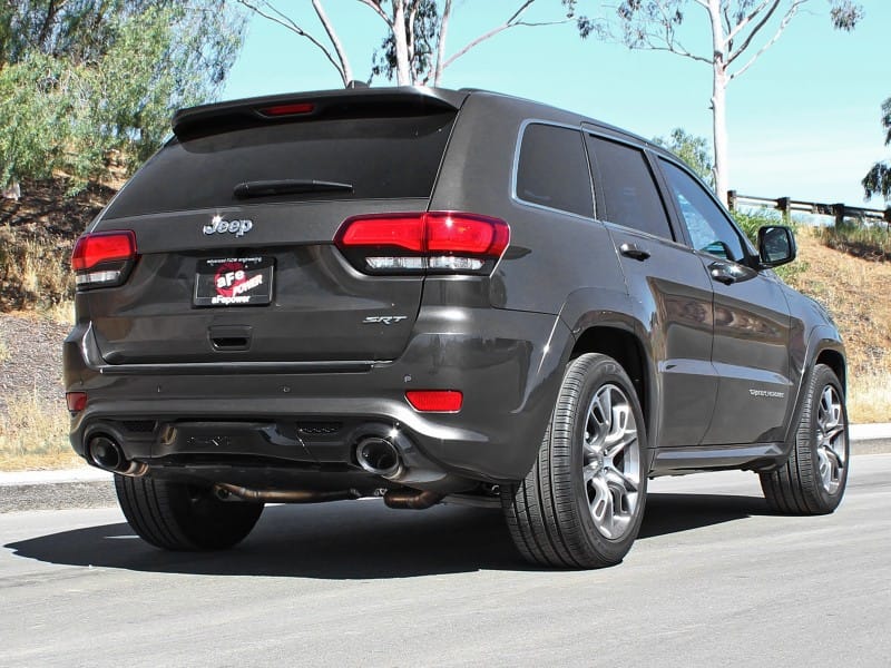 aFe MACHForce XP 12-17 Jeep Grand Cherokee WK2 SRT8 V8-6.4L 304SS Cat-Back Exhaust w/o Resonator thumbnail 4