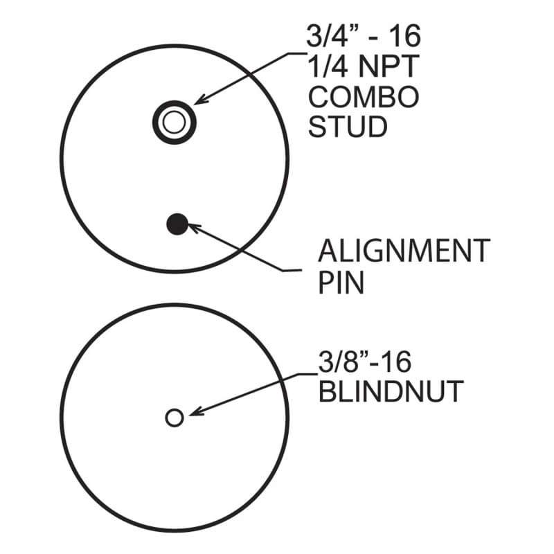 Firestone Ride-Rite Replacement Bellow 224CZ (For Kit PN 2596 / 2299 / 2597 / 2550) (W217606401) thumbnail 2