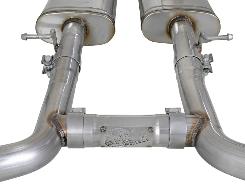 aFe MACH Force-Xp 2-1/2in 304 SS Cat-Back Exhaust 15-19 Dodge Challenger V6-3.6L - Raw Tip thumbnail 2