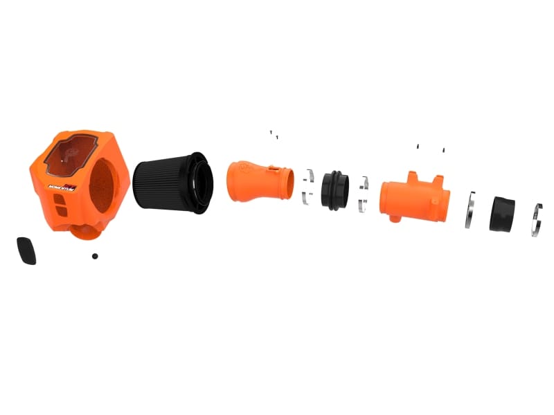 aFe 2025 RAM 1500 L6-3.0L (tt) Momentum GT Orange Edition Air Intake w/ Blk Pro 5R Filter (MOQ 12) thumbnail 2