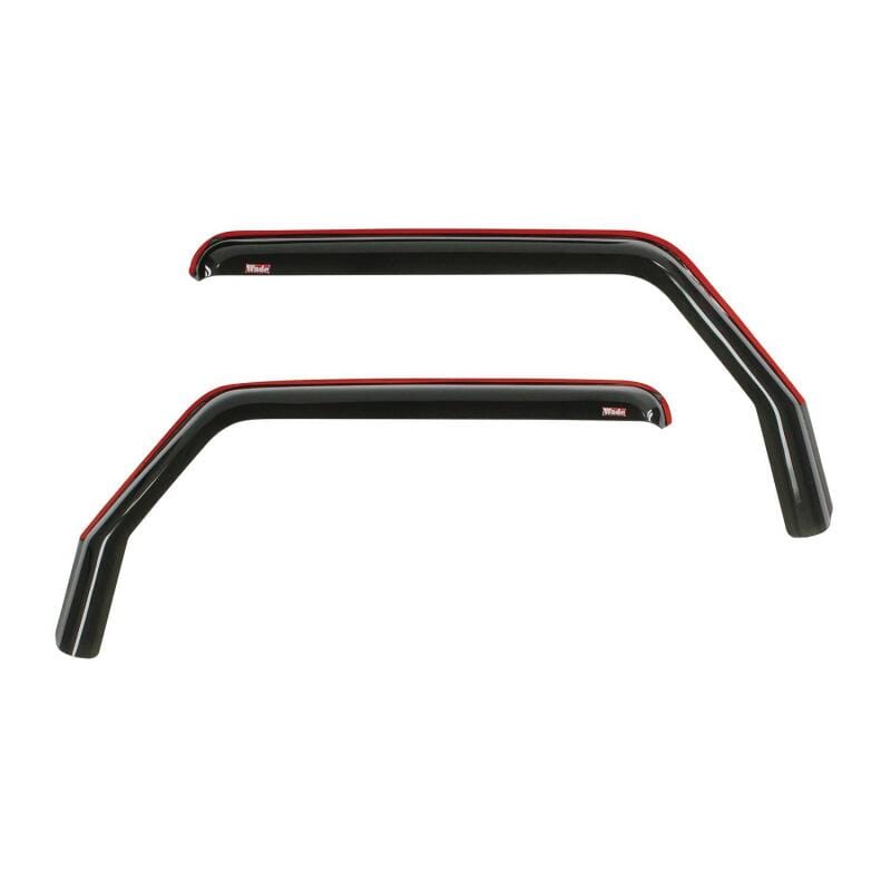 Westin 2018-2019 Jeep Wrangler JL In-Channel Wind Deflector 2pc - Smoke