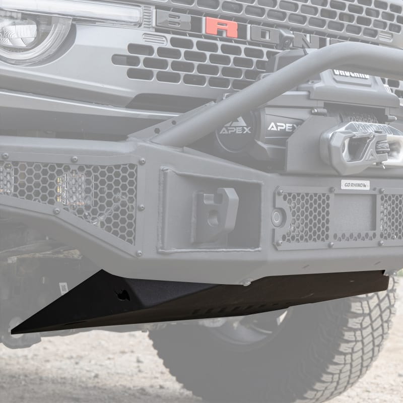 Go Rhino 21-24 Ford Bronco (Excl. Sport) Rockline Front Bumper Lower Skid Plate thumbnail 2
