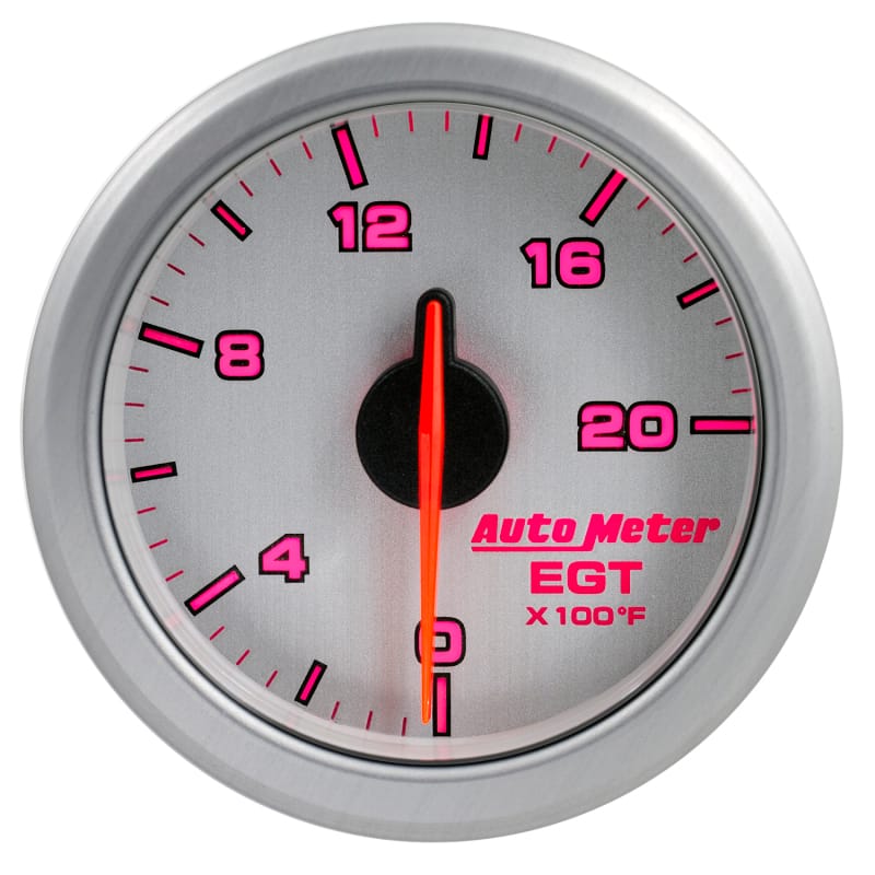 Autometer Airdrive 2-1/16in EGT Gauge 0-2000 Degrees F - Silver thumbnail 5