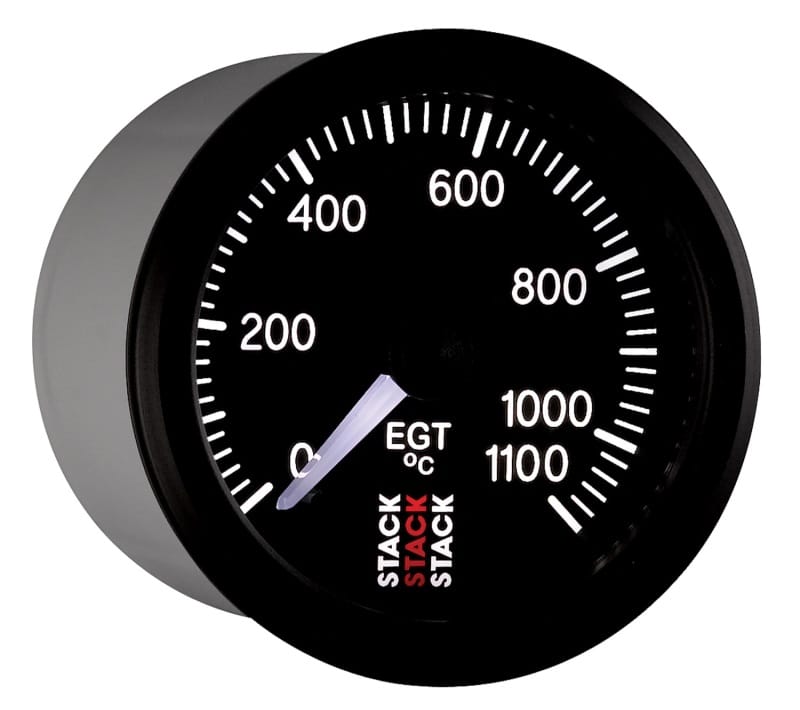 Autometer Stack 52mm 0-1100 Deg C Pro Stepper Motor Exhaust Gas Temp Gauge - Black thumbnail 6