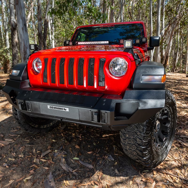 Go Rhino 18-20 Jeep Wrangler JL/JLU/Gladiator JT Light Mount - 20in Single Row - 732210T thumbnail 3