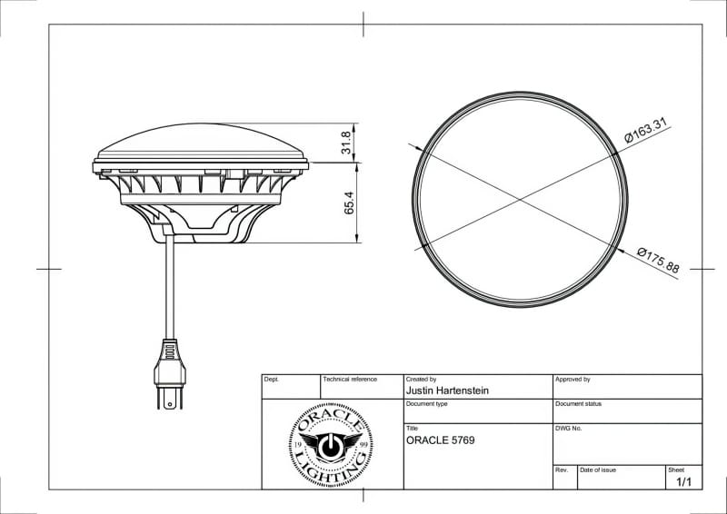 Oracle 07-18 Jeep Wrangler JK Switchback LED Halo Headlights - Amber/White - Switchback thumbnail 3