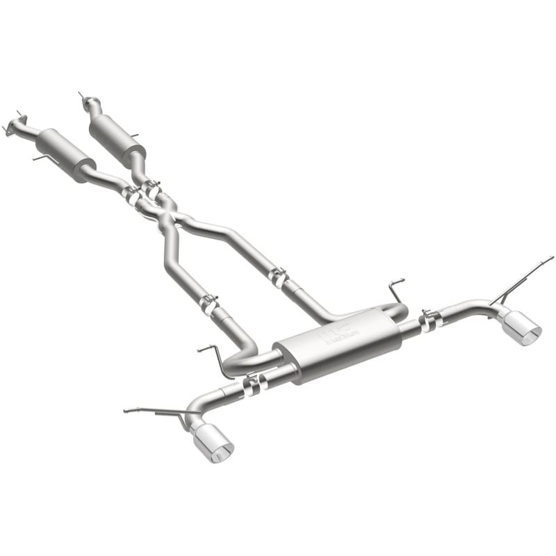 MagnaFlow Cat-Back SS 2.5in Dual Split Rear 4in Black Tip 11-16 Jeep Grand Cherokee 5.7L V8/3.6L V6 thumbnail 4