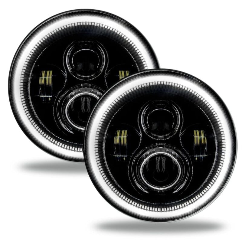 Oracle Jeep Wrangler JL/Gladiator JT 7in. High Powered LED Headlights (Pair) - White thumbnail 2