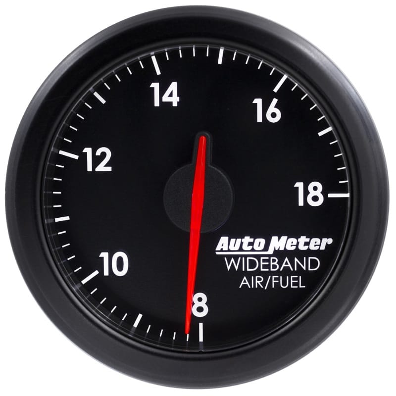 Autometer Airdrive 2-1/6in Wideband Air / Fuel Gauge 10:1-17:1 ARF Range - Black thumbnail 8