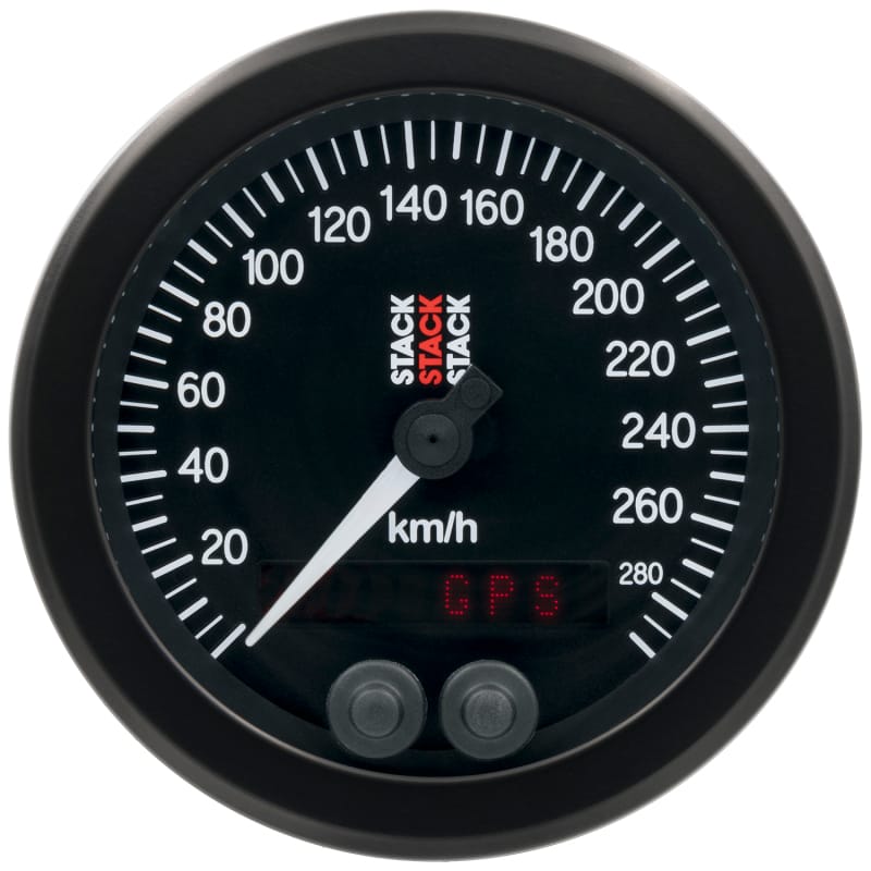 Autometer Stack Instruments 88mm 0-290 KM/H GPS Speedometer - Black thumbnail 4