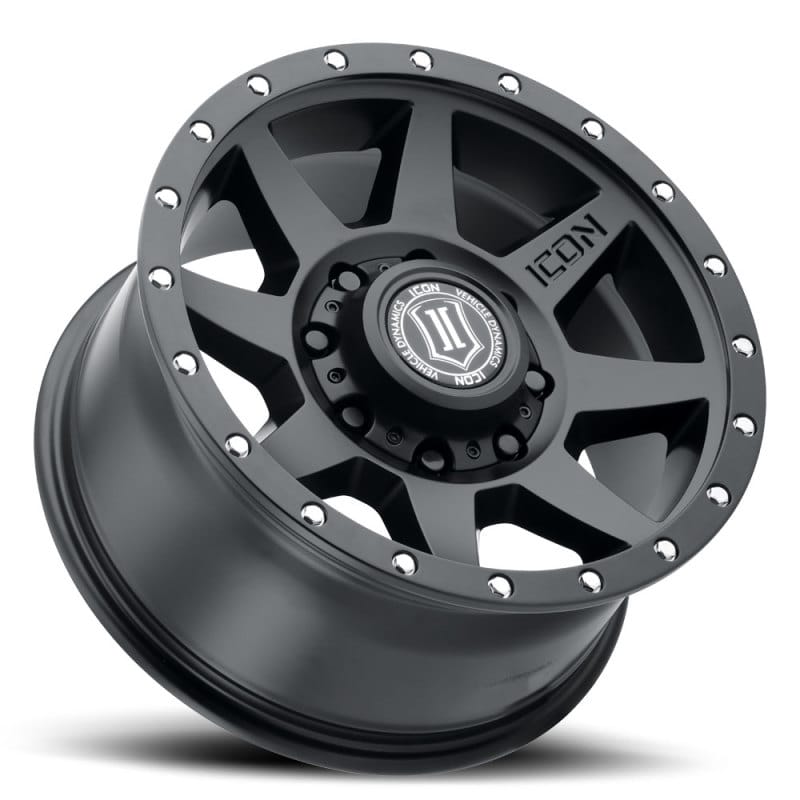 ICON Rebound 17x8.5 8x6.5 13mm Offset 5.25in BS 121.4mm Bore Satin Black Wheel thumbnail 4