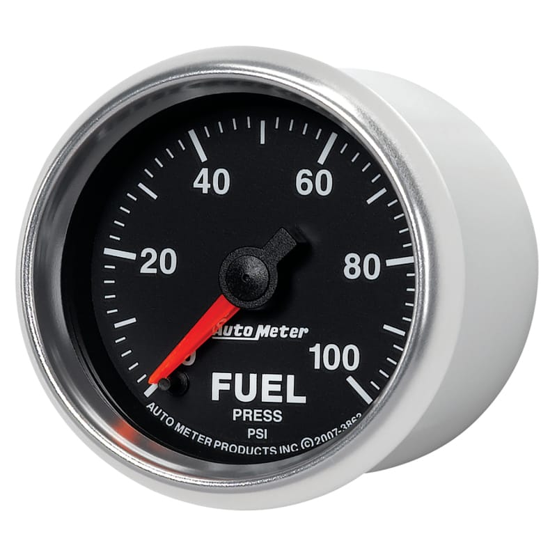 Autometer GS 0-100 PSI Full Sweep Electronic Fuel Pressure Gauge thumbnail 2