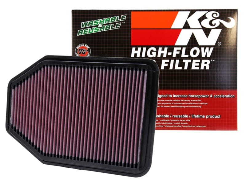 K&N 07-10 Jeep Wrangler 3.8L V6 Drop In Air Filter thumbnail 3